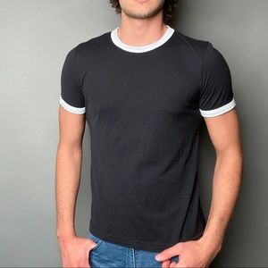 American Apparel black muscle  T shirt